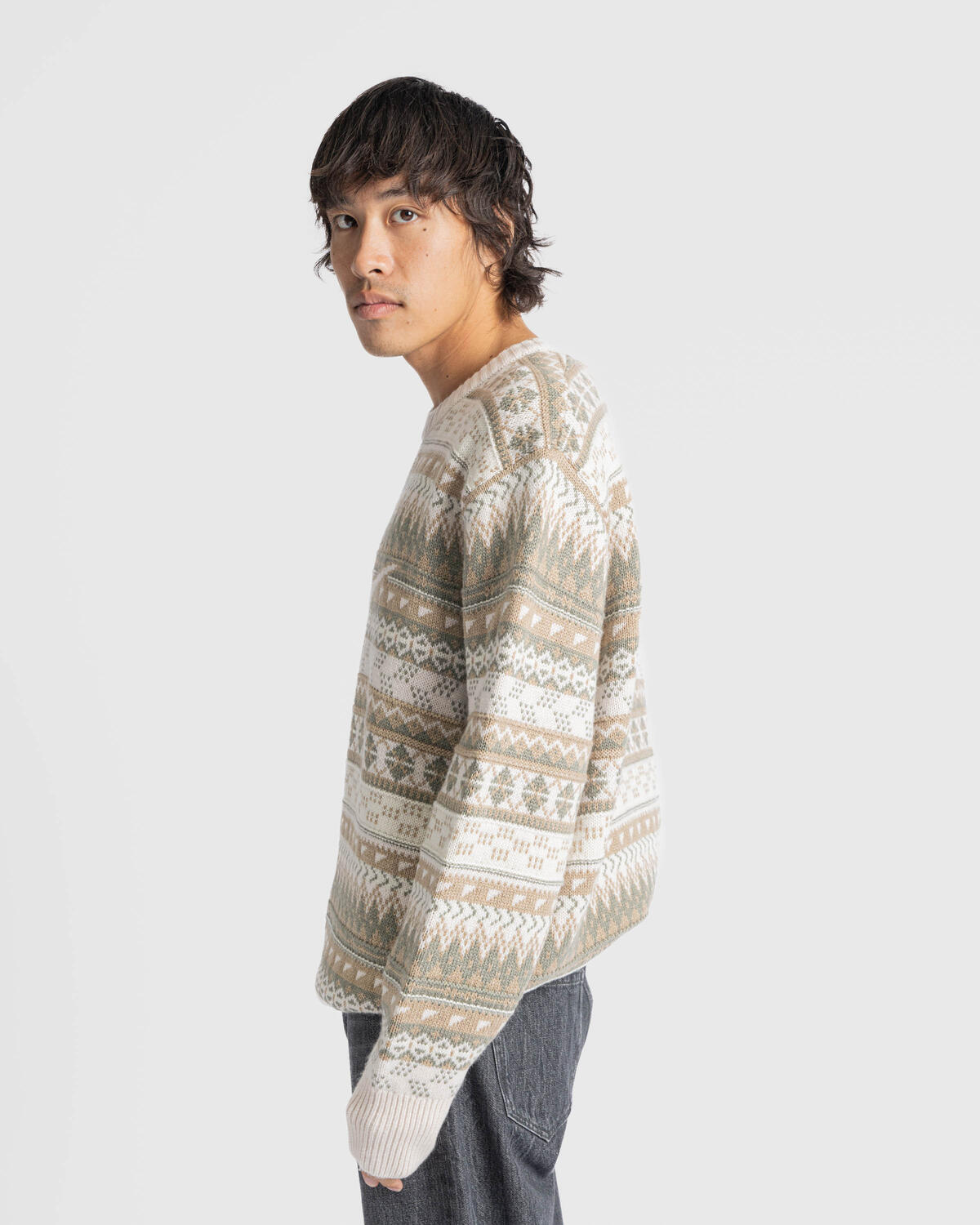 Nike FAIR ISLE CREW SWEATER | FZ0125-105 | AFEW STORE